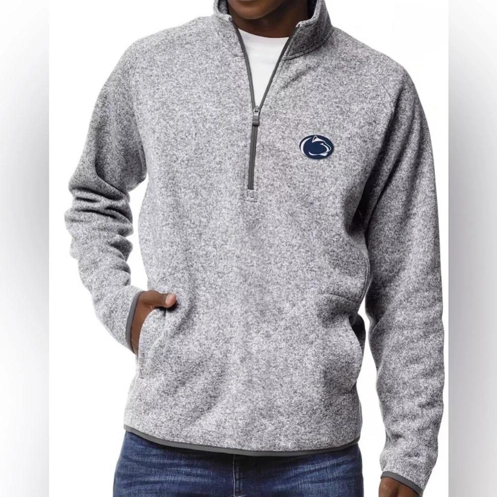 Penn State Nittany Lions League Collegiate Wear Raglan Quarter-Zip Jacket - Picture 1 of 10